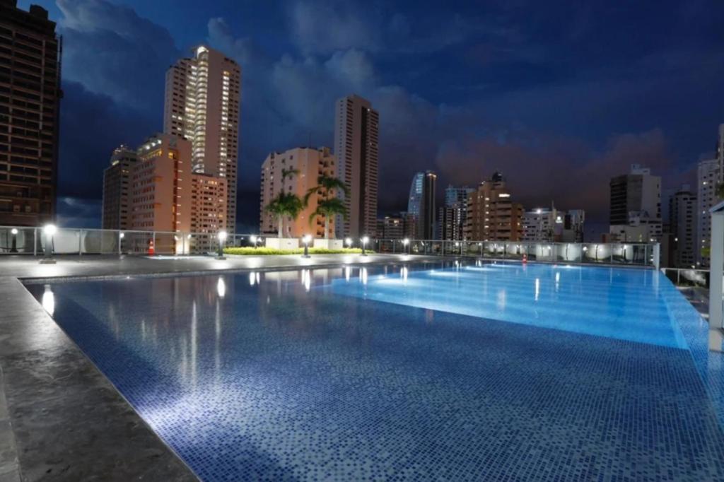 Lujoso Apartamento En Bocagrande Cartagena Luaran gambar