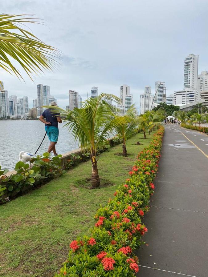 Lujoso Apartamento En Bocagrande Cartagena Luaran gambar