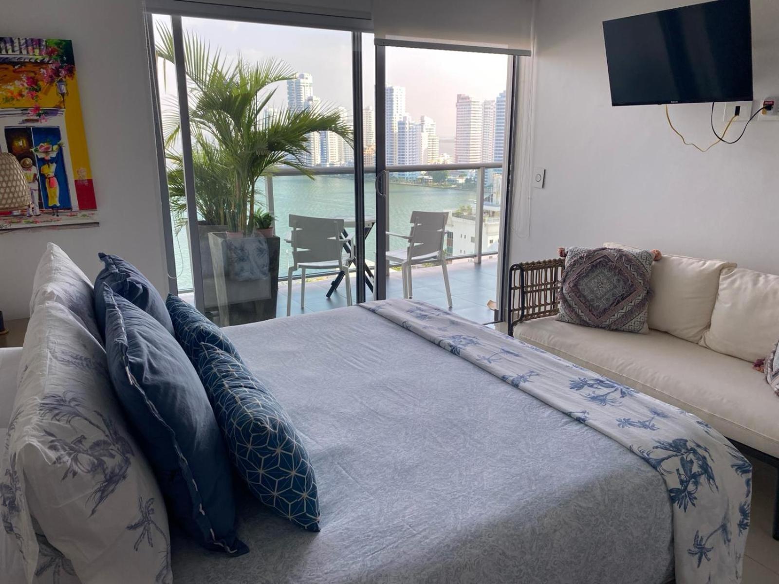 Lujoso Apartamento En Bocagrande Cartagena Luaran gambar